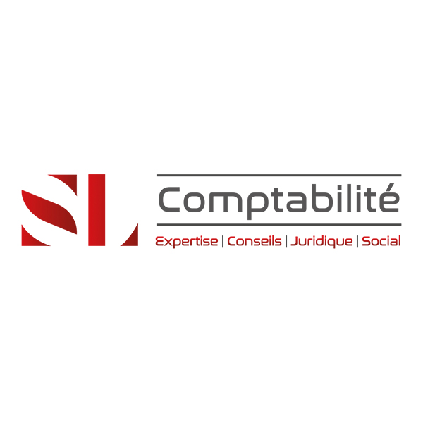 SL Comptabilité – identité graphique créée par Exception Faite